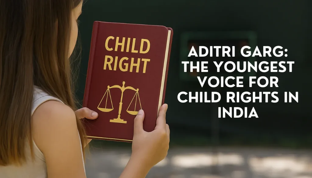 Aditri Garg: The Youngest Voice for Child Rights in India