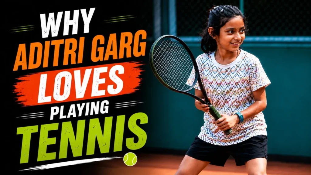 Aditri Garg Loves Playing Tennis